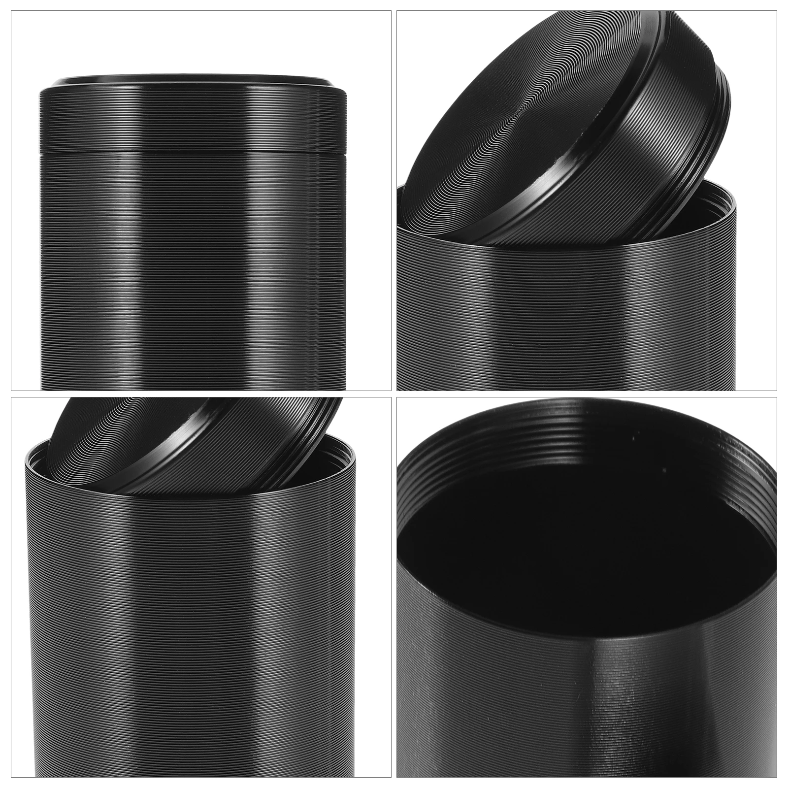 

2pcs Mini Metal Canister Airtight Storage Jar For Loose Tea Coffee Sugar Kitchen Portable Food Container Lid Travel Dried Fruit
