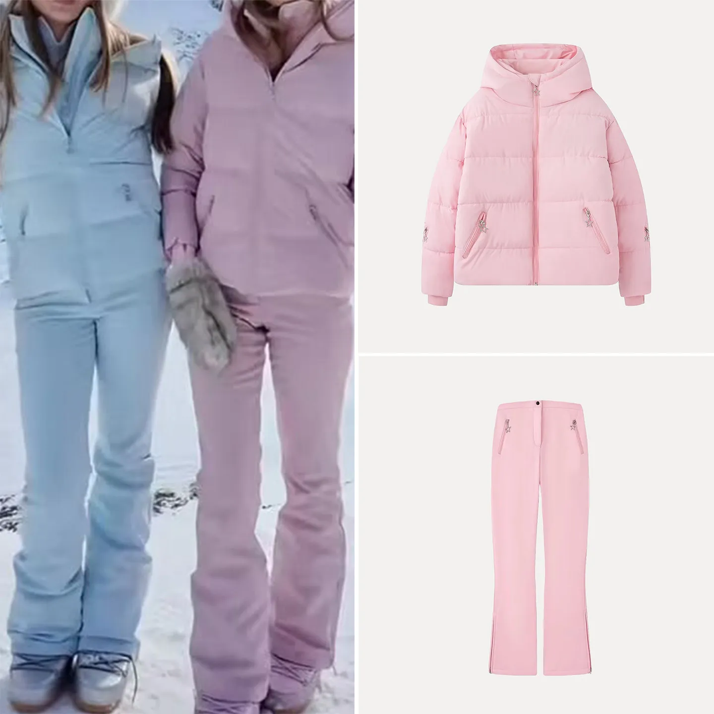 

Women's Fashion Spring 2026 429 Skiing Series Outfit Long Sleeve Versatile Top And Pants Set Versatile Daily Wear Two-Piece Set