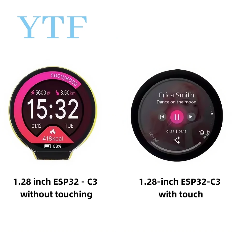 ESP32-C3 voor Arduino Development Board 1.28 "240*240 IPS Smart Scherm 1.28 inch IPS LCD TFT Module touch
