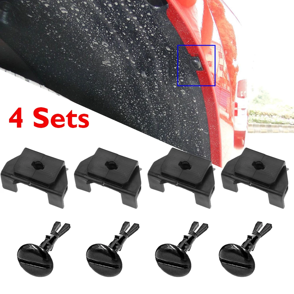 4 Set 53879-58010 47749-58010 Car Front Fender Bumper Clip Kit For Toyota Lexus 4Runner Corolla Camry Mudguard Fastener Cover