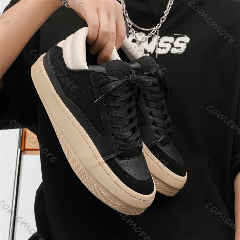 Fashion Casual Sport Shoes for Men Comfort Anti Slip Soft Sole Thick platform Walking Women's Footwears Plus Size Male Sneakers