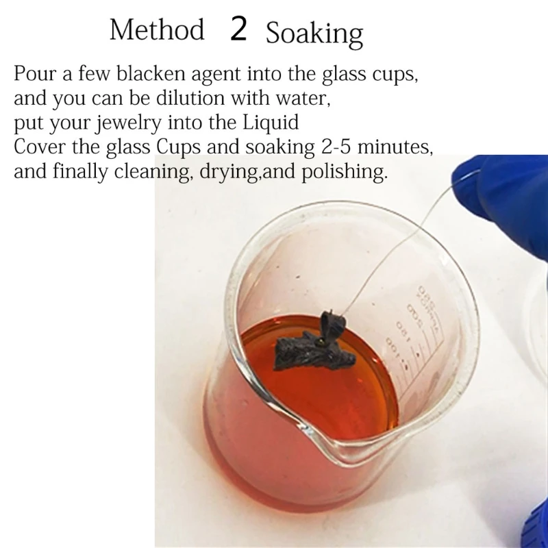 Cool Patina Gel Tools Stabilized Liver of Silver Plating Solution 15ml Jewelry Making 15ml Easy and Quick to Use Dropshipping