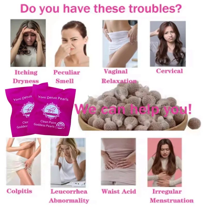 Gynecology Yoni Vaginal Pearl 10/20Pcs Cleansing Vagina Tampons Natural Herbal Vaginal Pearl Women Yoni Pearl Health Products