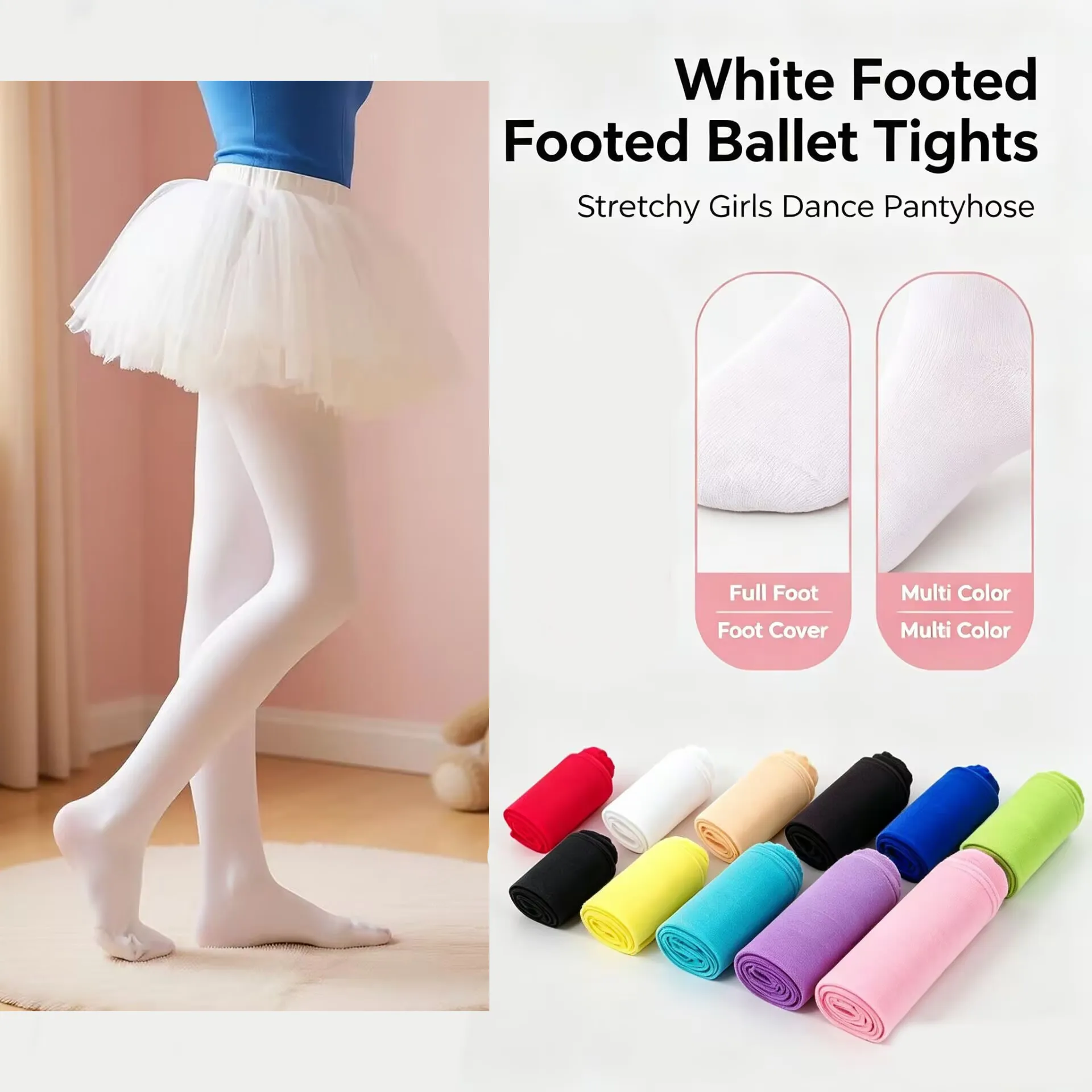 Kids Baby High Quality Pantyhose Student Ballet Dance Tights Infant Sweet Girls Child Anti-pilling Velvet Solid Color Stockings