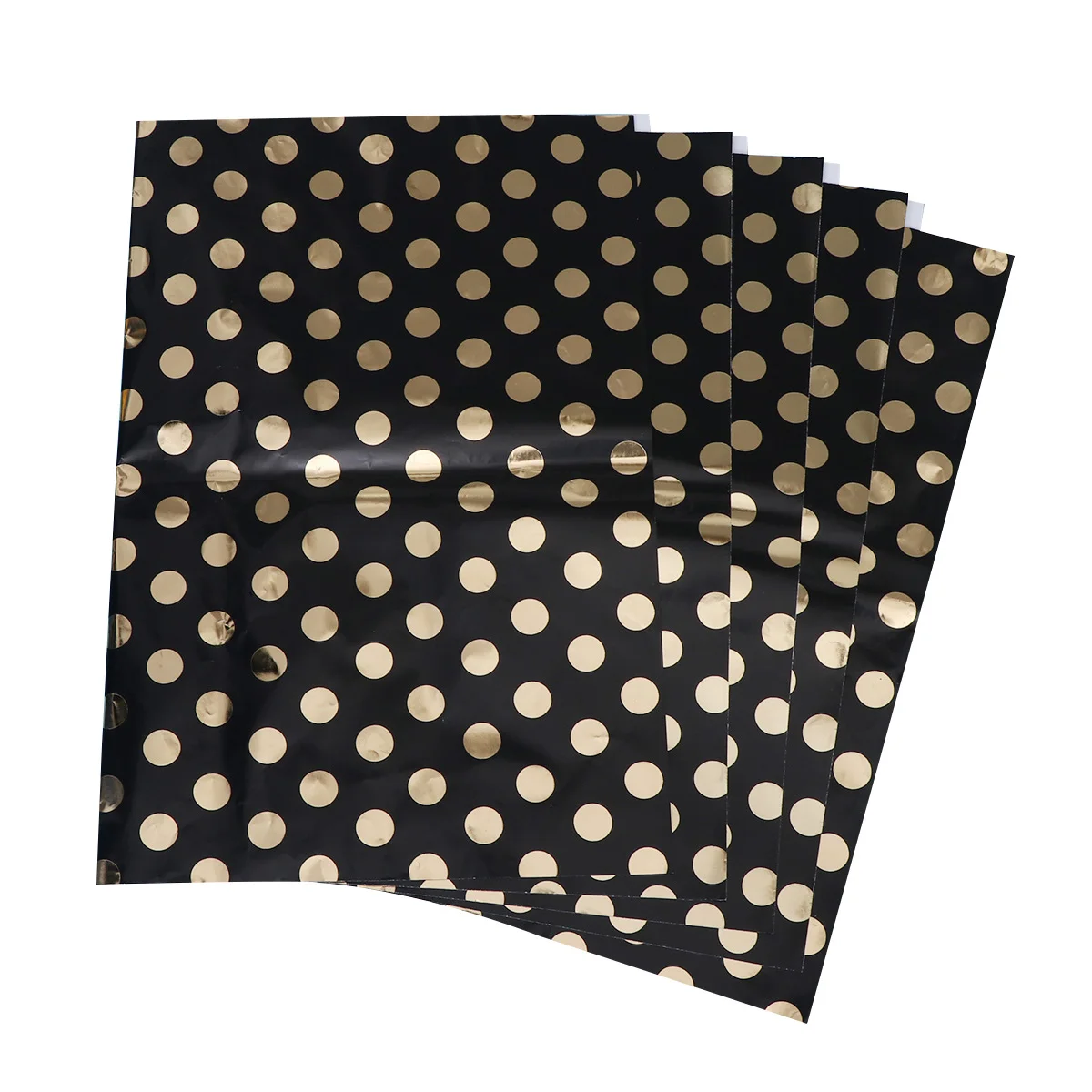 5шт подарочная упаковка бумаги в горошек качество 50x70 см для свадьбы, дня рождения, душа, художественные ремесла
