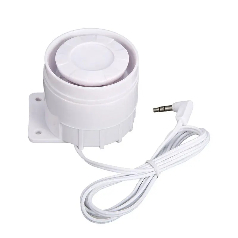 Mini Wired Siren Indoor 120dB Horn Alarm Loudly Siren for Home For Wireless Home Alarm Security System