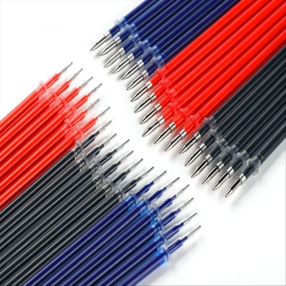 

0.38/0.5mm Gel Pen Refills Set Stationery School Office Supplies Tool Black Blue Red Ink Rods for Neutral Gel Pen Refill