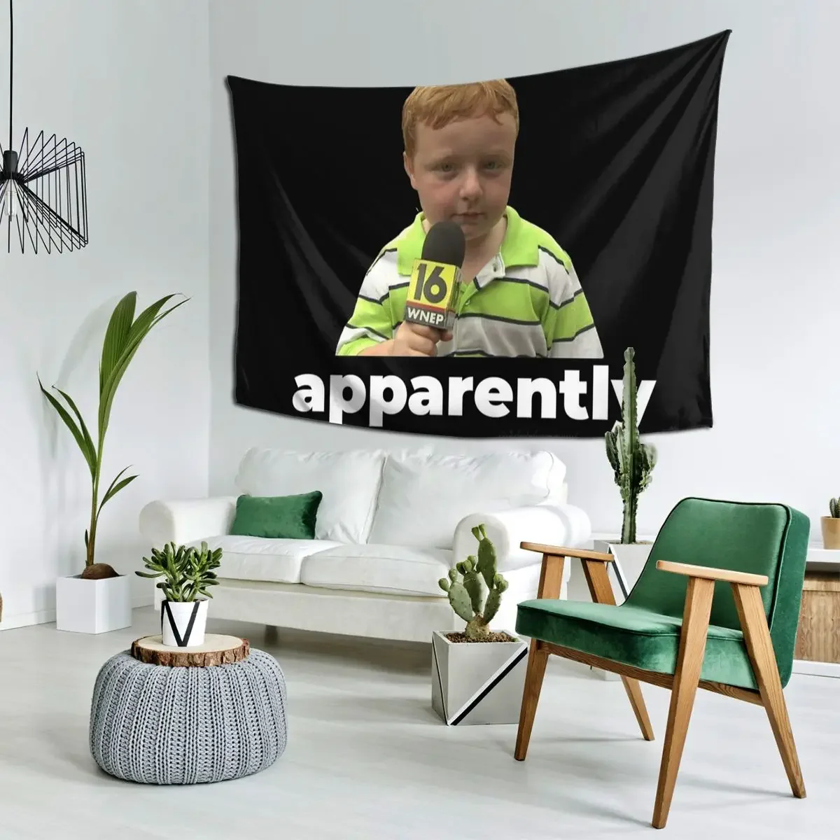 Apparently Kid Tapestry Funny Wall Hanging Aesthetic Home Decoration Tapestries for Living Room Bedroom Dorm Room