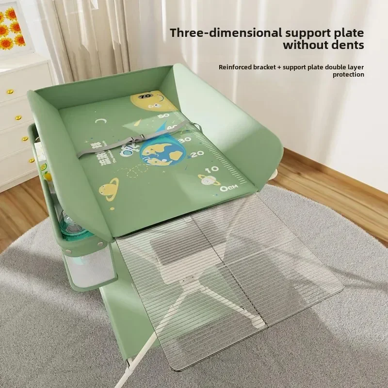 

EG180 Multi-Function Baby Diaper Changing Table, Foldable Newborn Massage Table, Portable Baby Care Station