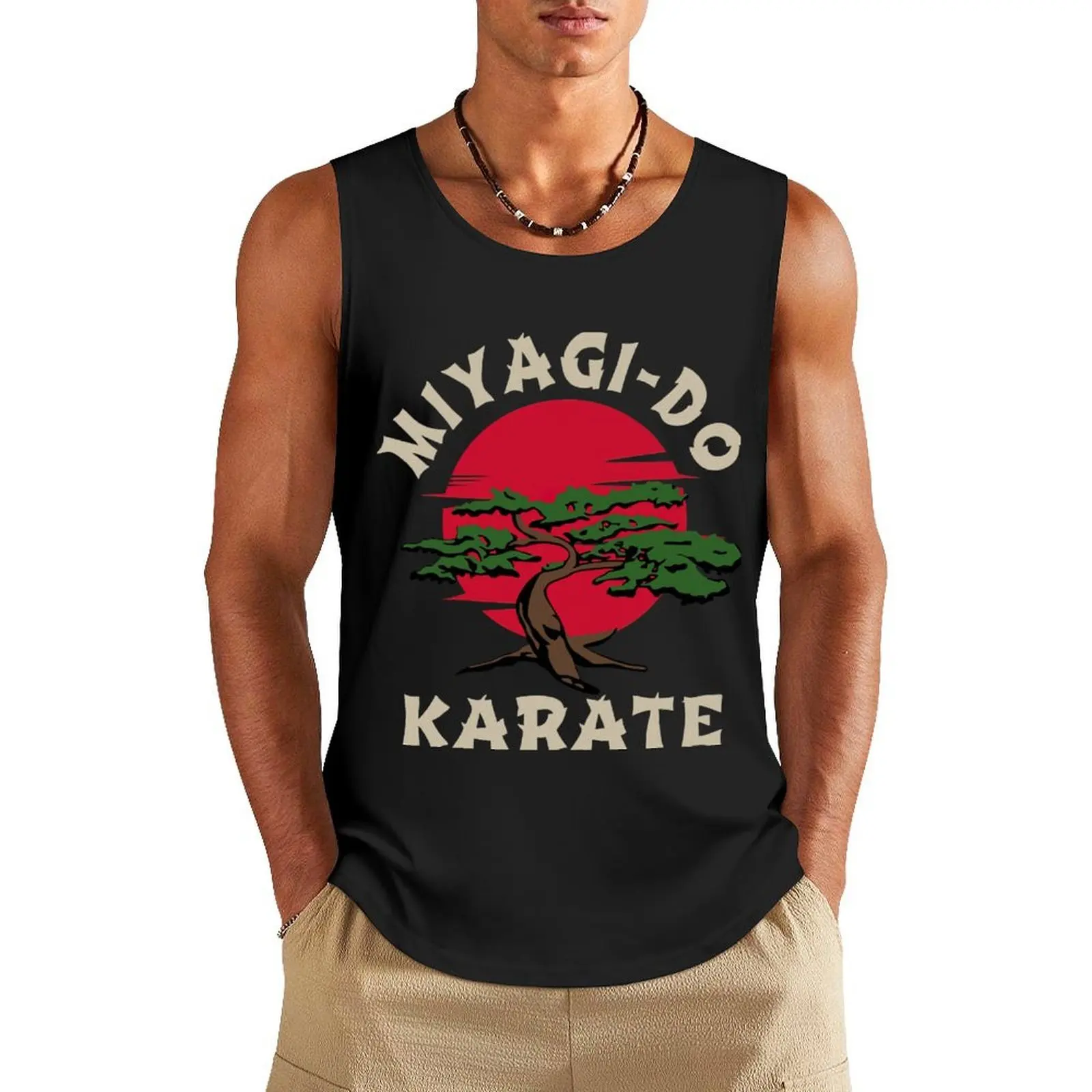 

Miyagi-Do Karate Tank Top Man clothes for gym T-shirt for fitness summer clothes men 2025