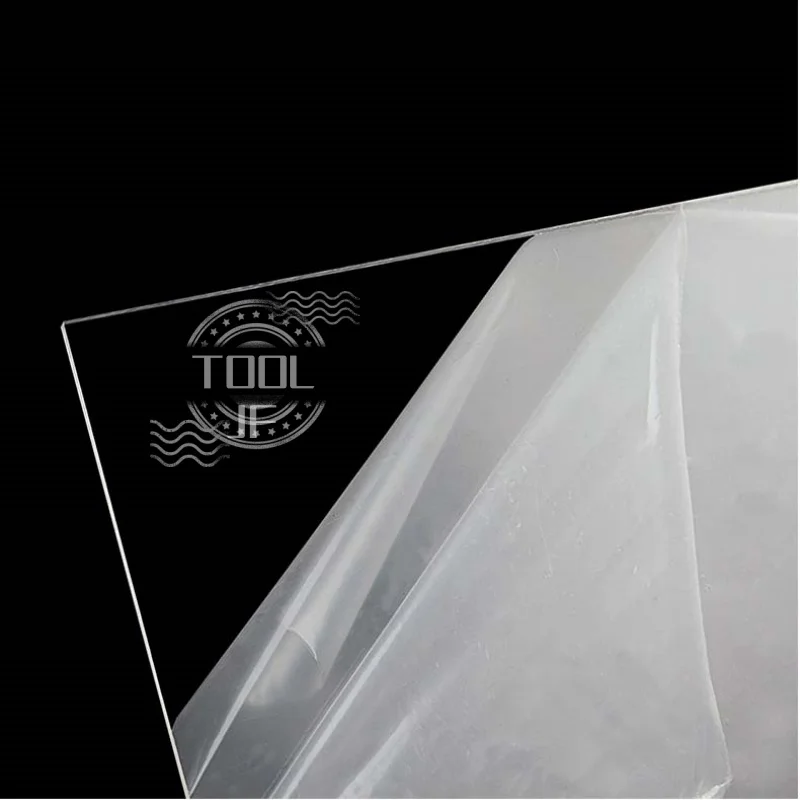 1-6mm Thick High-Transparency Acrylic Sheet PMMA Organic Glass Panel Sizes100x100 150x150 150x200 300x300mmforCrafting & Display