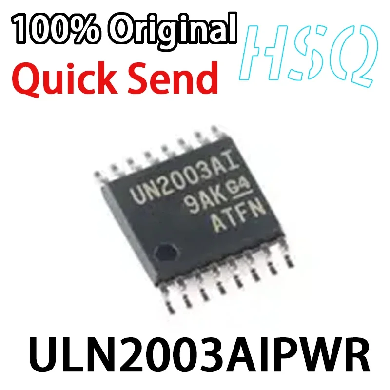 10PCS Genuine ULN2003AIPWR Screen Printed UN2003AI TSSOP-16 Crystal Array Chip