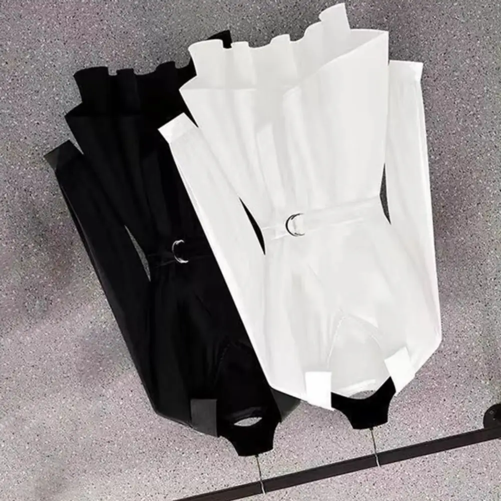 

2025 Women Shirt Lapel V Neck Long Sleeves Irregular Hem Plus Size Women Shirt Waist Tight Belt Shirt Office Lady Blouse