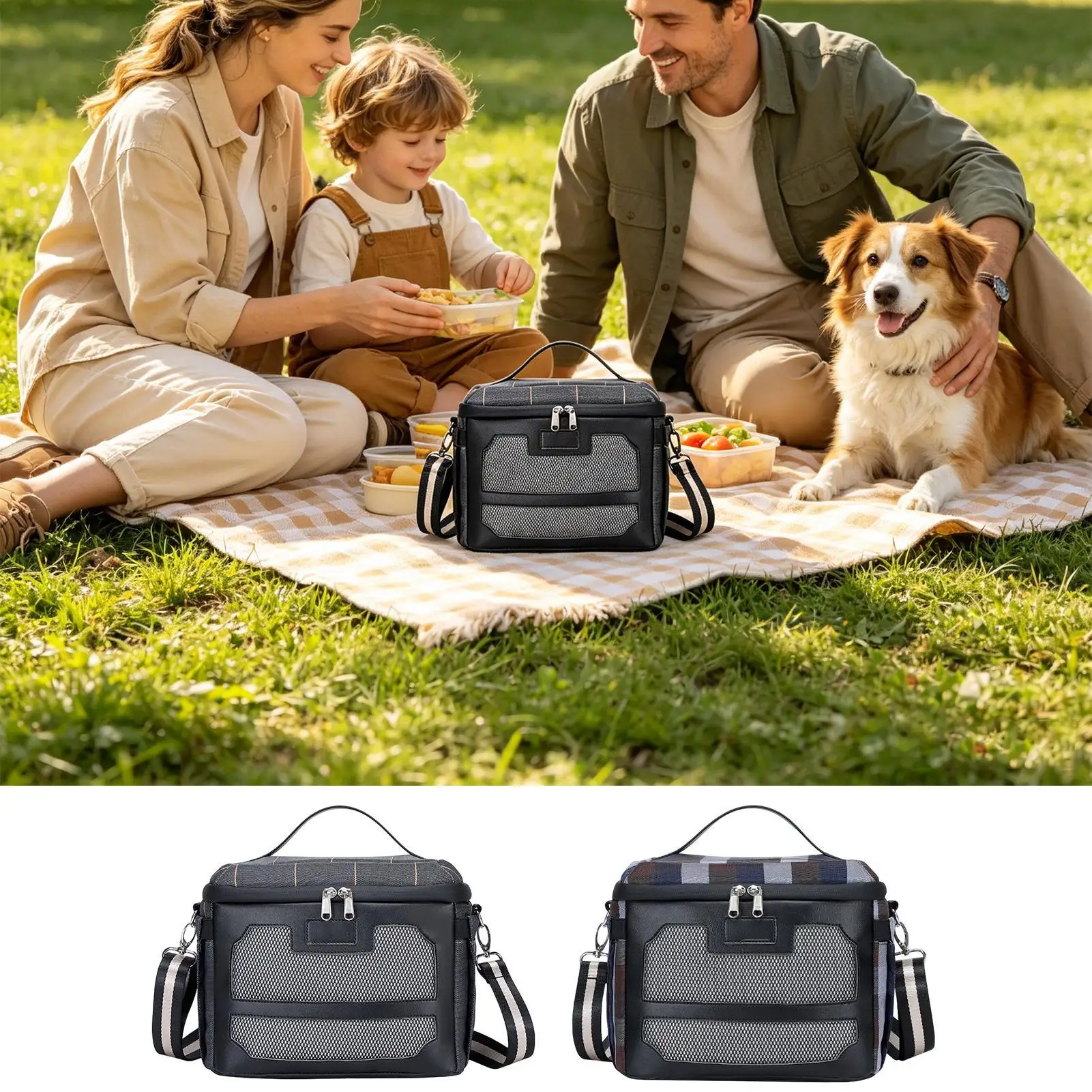 Travel Cooler Bag Waterproof Ice Pack Leakproof Ice Chest For Campers Hikers Families Travelers Fishermen Anglers Beach Park