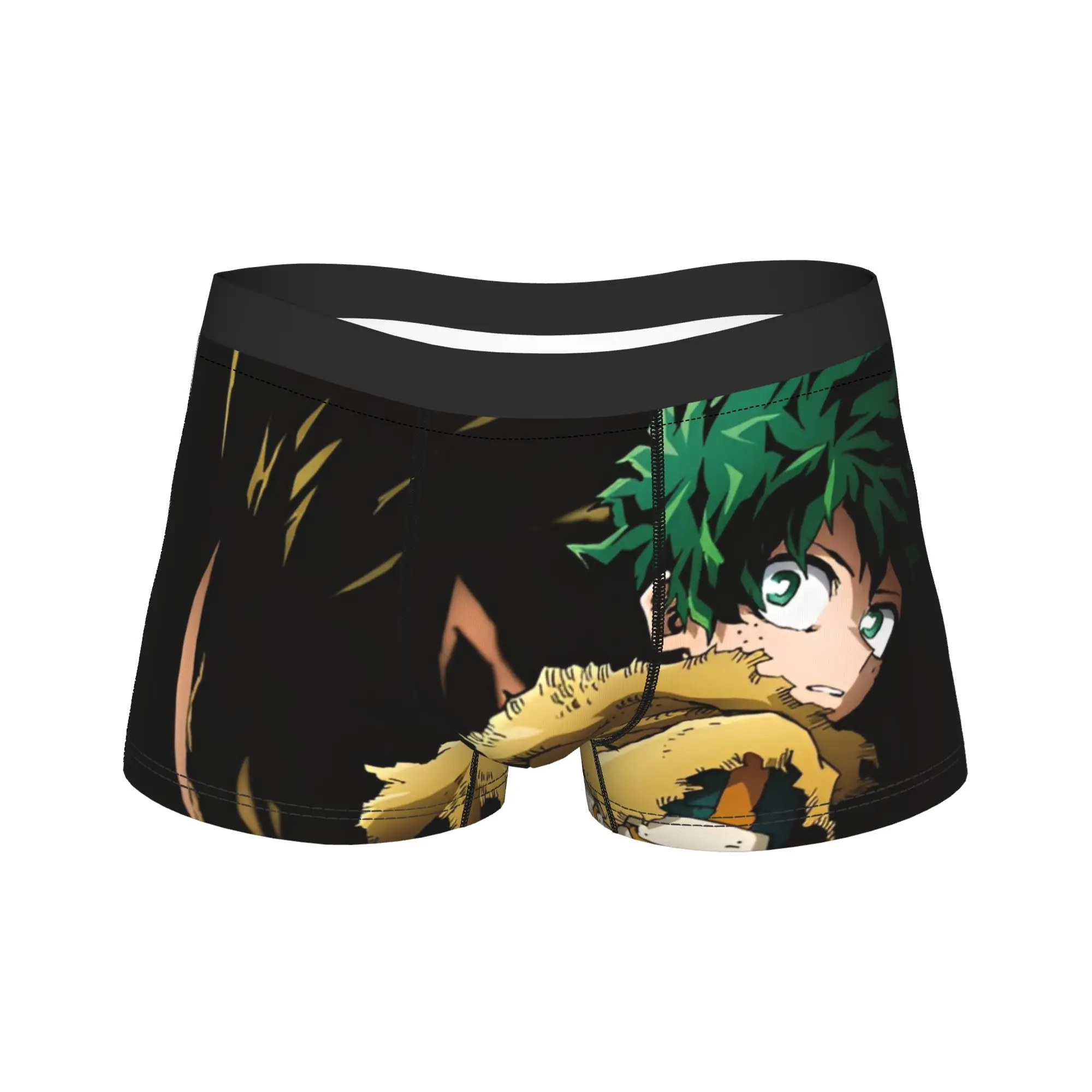 

My Hero Academia Boxer Brief Underwear High Quality Men Sexy Soft Boxershorts Custom Large Size Underpants
