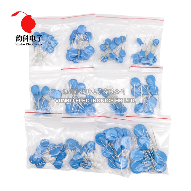 Imagem -03 - Valor 10 12 Pcs Varistor Resistor Assorted Kit 5d471k 7d471k 7d431k 7d391k 10d471k 10d431k 10d391k 14d471k 14d431k 10d241k 120 Pcs =