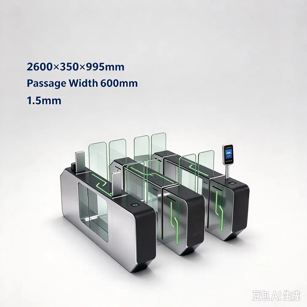 Automatic Electronic Access Gate Turnstile Multi-ID Anti-Tailgating Reliable Airport Security Solution