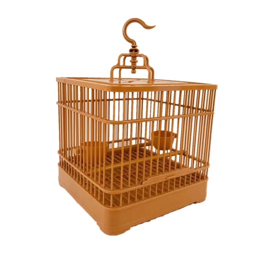 Plastic combination pet cage display cage Square white-eyed bird parrot bird cage