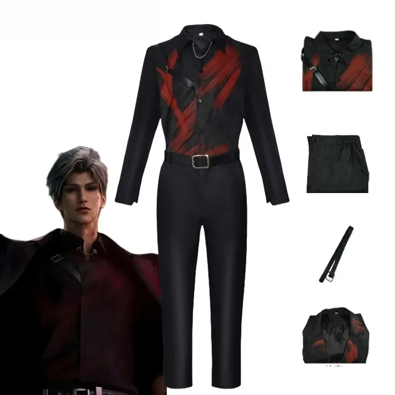 

Love and deepspace Sylus Cosplay Costume Qinche Sylus Xavier Denim jacket Deepspace Costumes Cos Outfits Custom