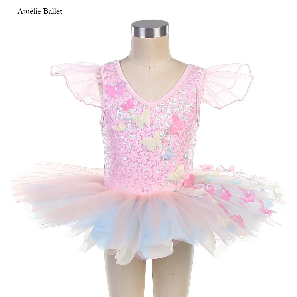 24007-new-arrival-of-ballet-tutu-kids-pink-sequin-spandex-bodice-ballet-dance-tutu-girls-stage-performance-ballet-costumes