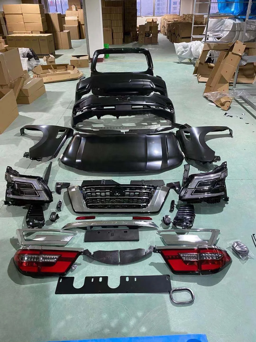 Best selling High quality wholesale for Nissan car accessories for Nissan Patrol Y62 2020widebody kit car bumpers for patrol y62