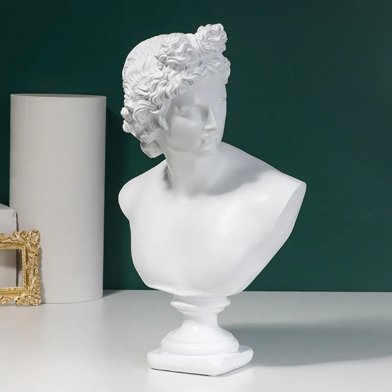 David Statue Resin Bust Sculpture Home Decor for Bedroom, Living Room, Study, and Office Decoration Ornament