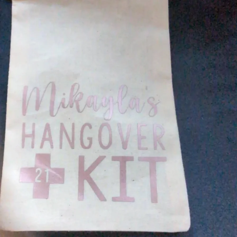 20 pcs Custom Birthday Hangover Kit,Personalized Birthday Survival Kit