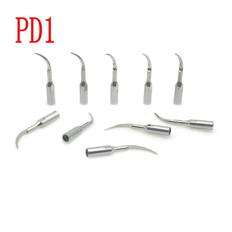 10Pcs ทันตกรรม Scaler Perio เคล็ดลับ PD1ในฟันไวท์เทนนิ่ง SATELEC,DTE Handpiece