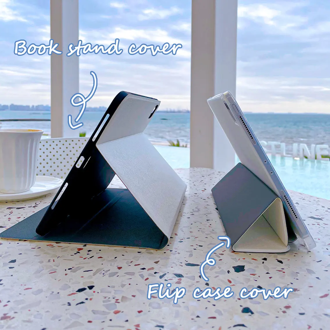 حافظة آيباد بأوراق قوس قزح تجريدية فنية لهاتف أبل اير 10.9 آيباد برو 2020 حافظة لجهاز ايباد 10.2 11 12.9 بوصة 2021 Mini 5 6