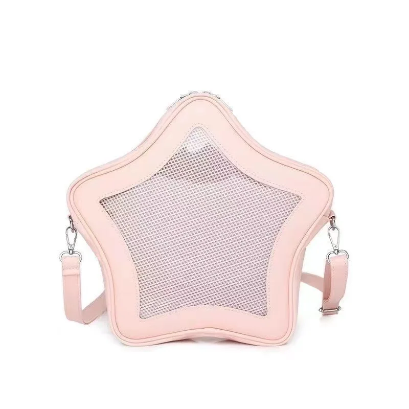 Cute Stars Itabag Crossbody Japanese JK Transparent Star Bag Women Popular Harajuku Ita Bags Girls Lolita Kawaii Shoulder Bag