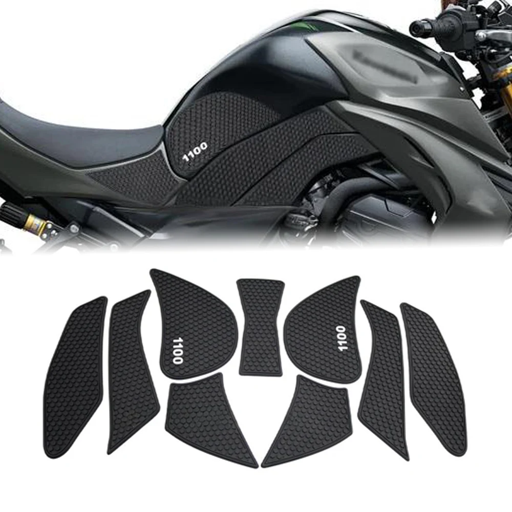For Z1100 Z 1100 2026 Motorcycle Non-slip Side Fuel Tank Stickers Waterproof Pad Rubber Sticker