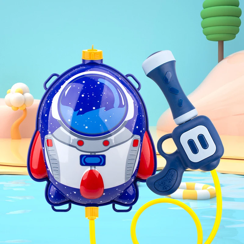 Pistolet à eau pour enfants jouets d'éclaboussures sac à dos pistolet à eau jouets de plage d'été combat d'eau garçons filles sac à dos pistolet à eau jouets de sortie C