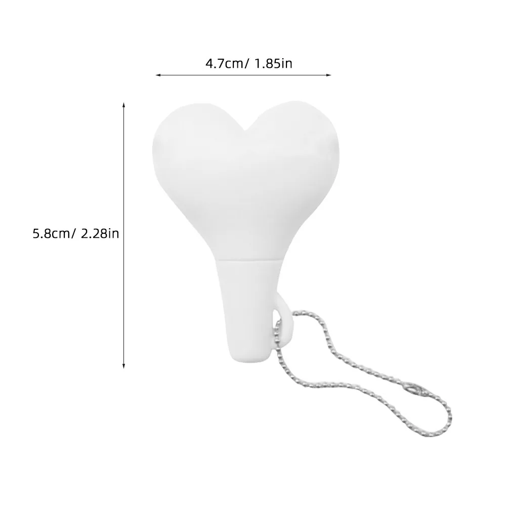 Heart Shaped 3.5mm Male to 2 Port Stereo Audio Splitter Adapter for Sharing Music with Friends Family Portable Lightweight