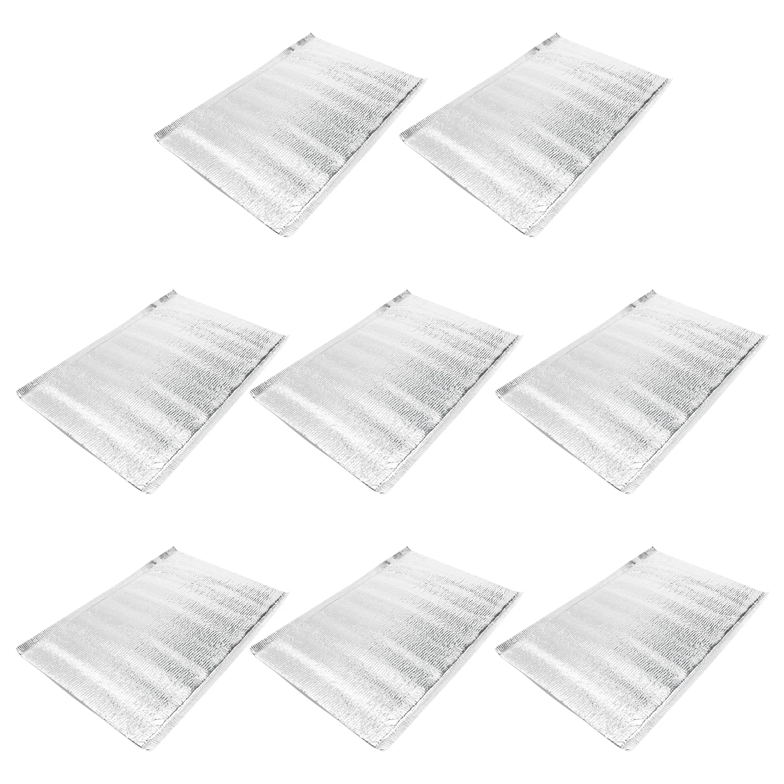 

20pcs Foil Bag Thick Pouch Fresh Aluminum Foil Pouch Keeping Hot Cold Take Out Disposable Lightweight Storage