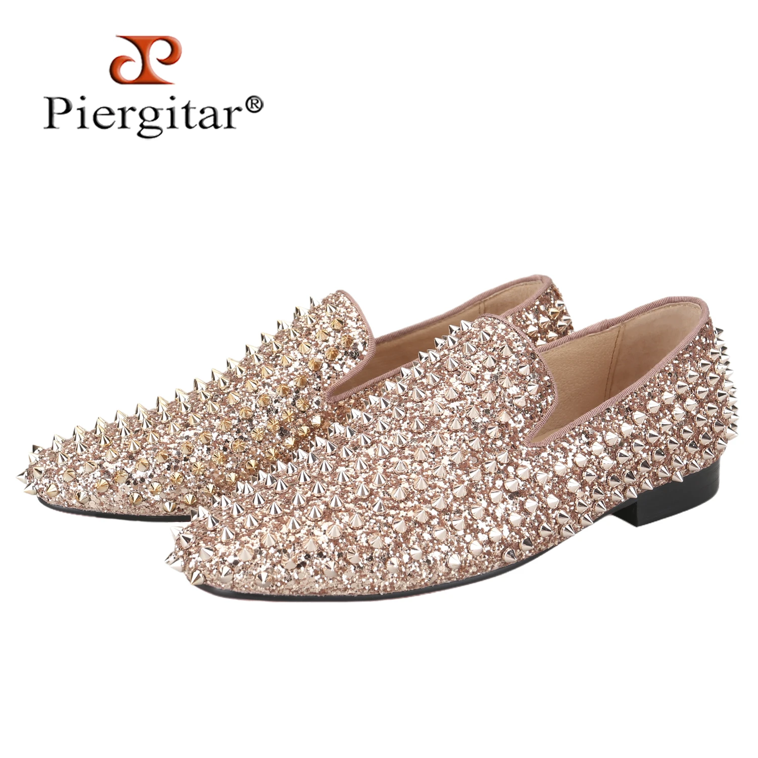 rose gold dress shoes for wedding Colour of the Year Peach Bridal Shoes with Floral Heel Embellishment –  Becci's Bridal Designs main image 1