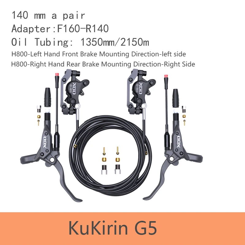 XOD H800/H880 Elektrische Scooter Hydraulische Schijfrem voor KUKirin G2 Master G2 Ultra G2 PRO 2025 Elektrische Scooter Hydraulische olie b - afbeelding 1