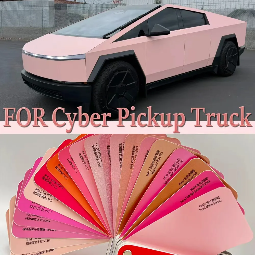 

Black Glossy Matte Car Paint Protection Film for Tesla Cybertruck 2024-Up PPF TPU Decal Kit Anti-Scratch Trim Car Accessories