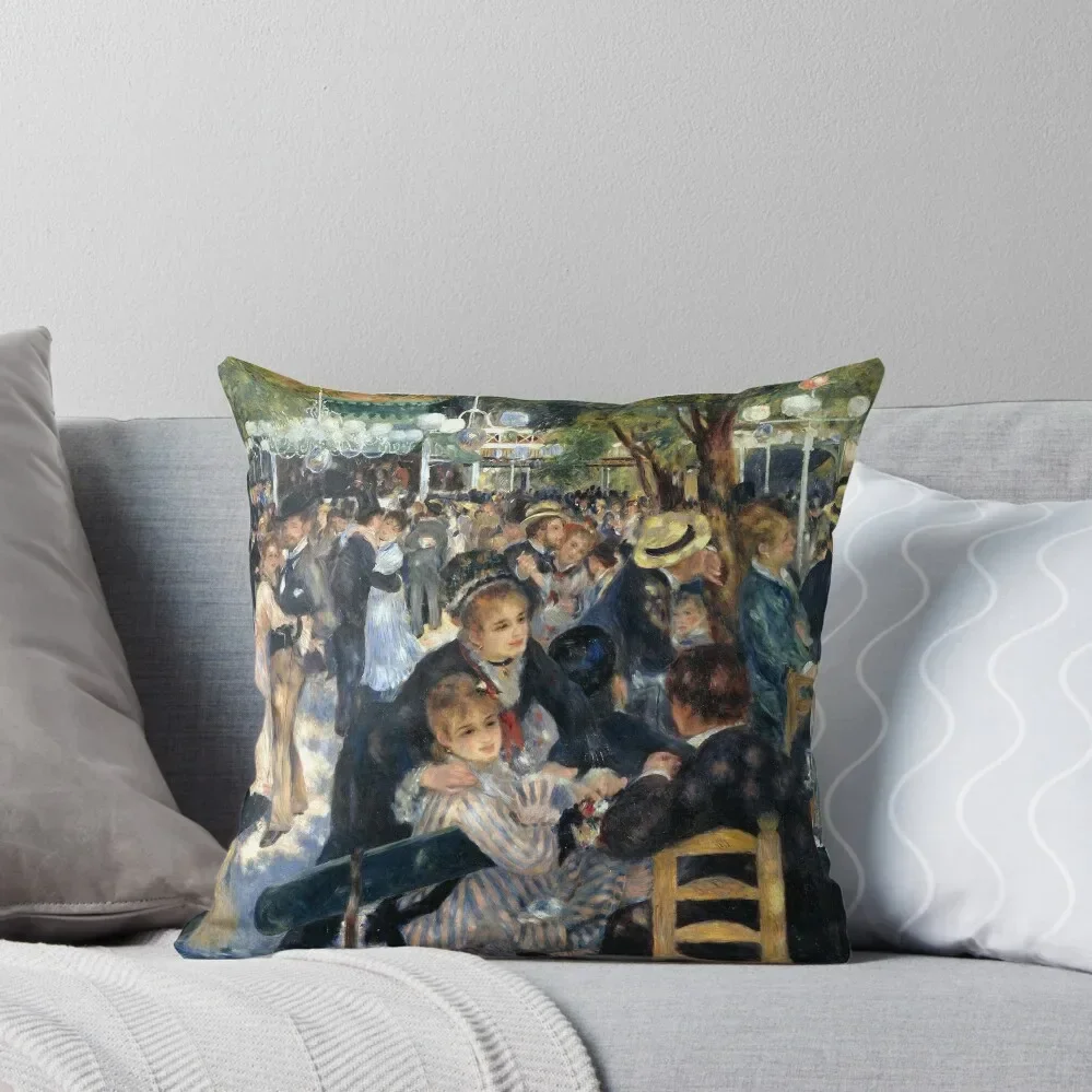 

Ball of the Galette Mill, Auguste Renoir Throw Pillow Decorative Pillow Covers For Sofa sleeping pillows pillow