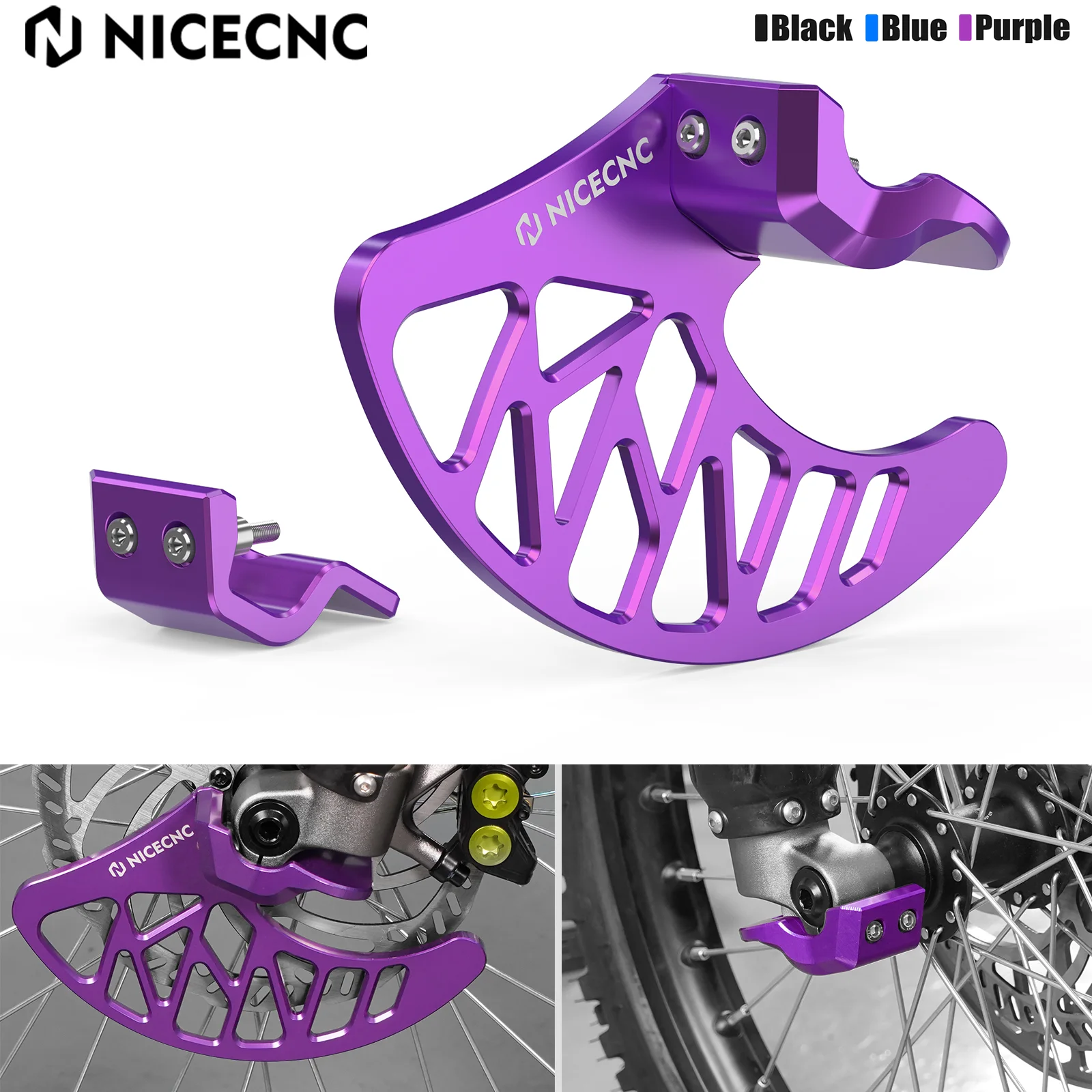 2025 2024 ل Surron Ebike الجبهة قرص فرامل الحرس الجبهة شوكة السفلى مجموعة غطاء الساق ل Surron ضوء النحل X S L1E Segway X160 X260 #2