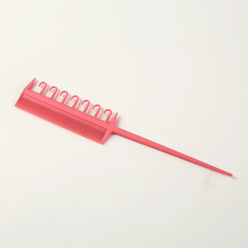 2Pcs Highlight Tail Comb Professional Pointed Hairdressing Tool Salon Hair Styling Dye Barber Comb for Home Use