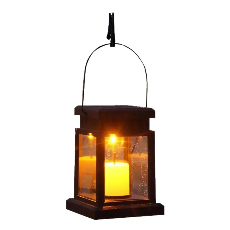 Solar LED Lights Outdoor Focus Floor Lanterns Panel Candle Terraza Indoor Hanging Balcony Birds Decoration Lighting For Garden image 6