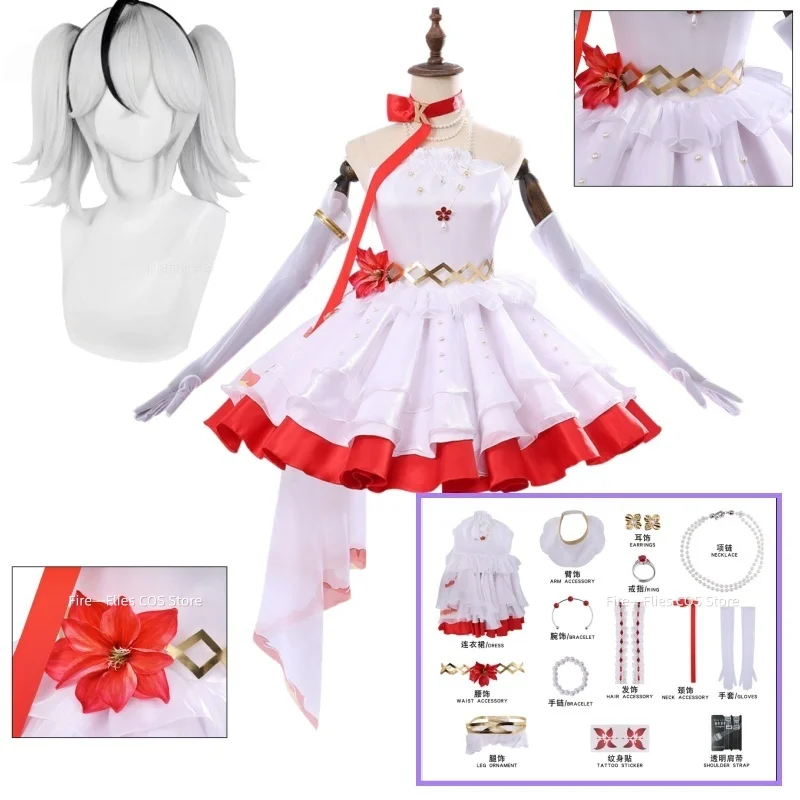 

Wuthering Waves Camellya New Skin Cosplay Costume Wig Anime Game WuWa Camellya Carnival Halloween Comic Party Clothing