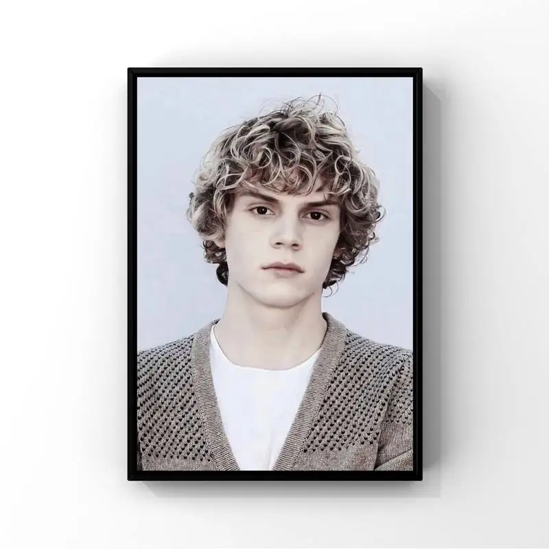 Evan Peters Actor POSTER Picture Prints Fashion Wall Canvas Art Kitchen Decor