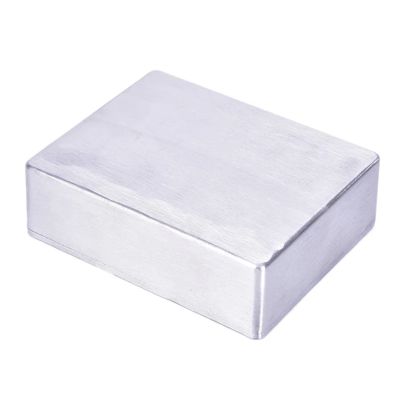 B*1PCS silver 1590BB Aluminum Case Stomp Box Effects Pedal Enclosure Guitar Effects Pedal 12cm x 9.5cm x 3.6cm