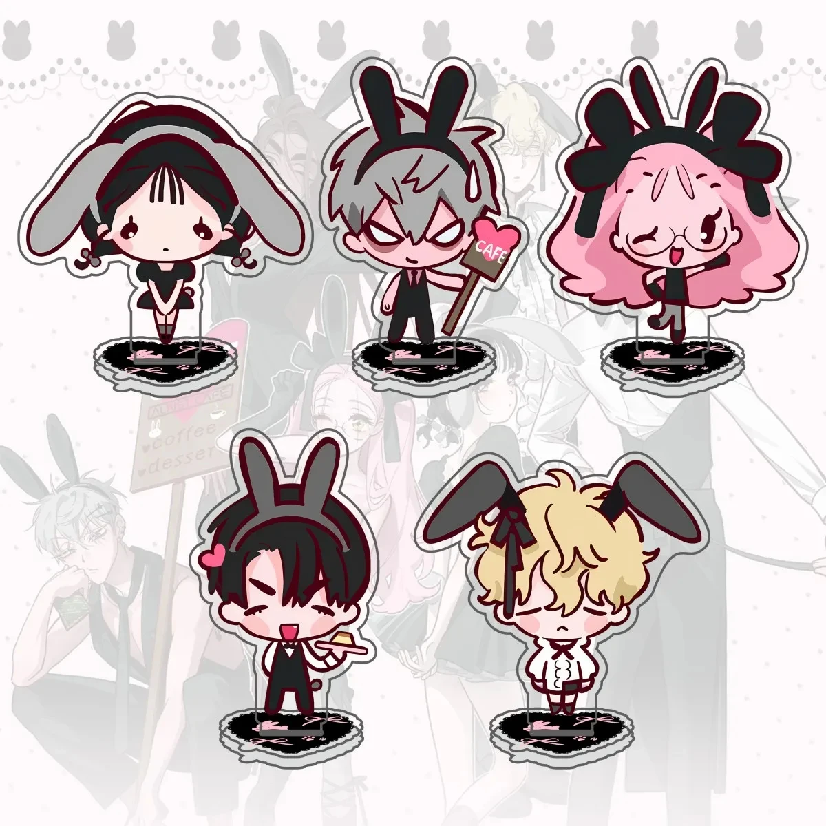 ALIEN STAGE IVAN & TILL Figures Acrylic Stand Anime Model Action Figure Accessories Models Desktop Ornaments Keychains Gifts