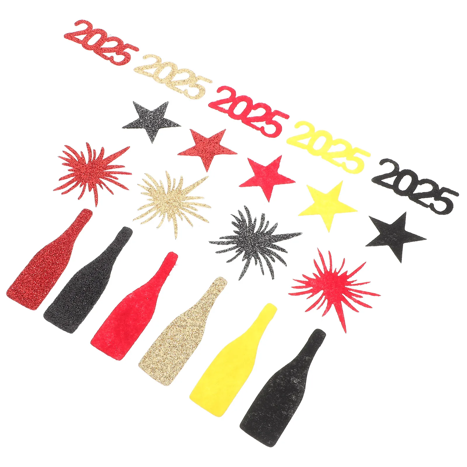 

Glitter Felt Confetti Table Decor for New Year Party Celebration Sequins Photo Props Happy Graduation Festive Atmosphere