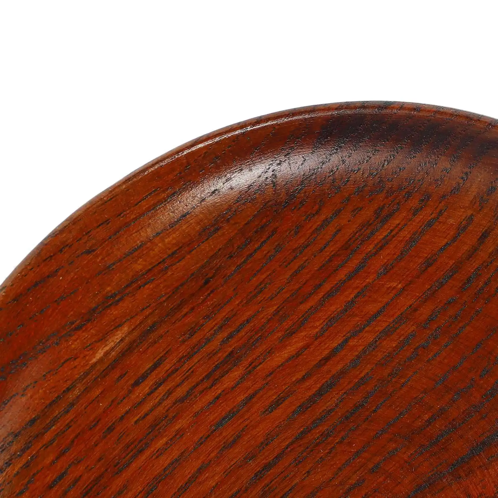 

ABUN-2X Tableware Household Smooth Wooden Bread Dish Tray Kitchen Utensils Seasoning Plate Round