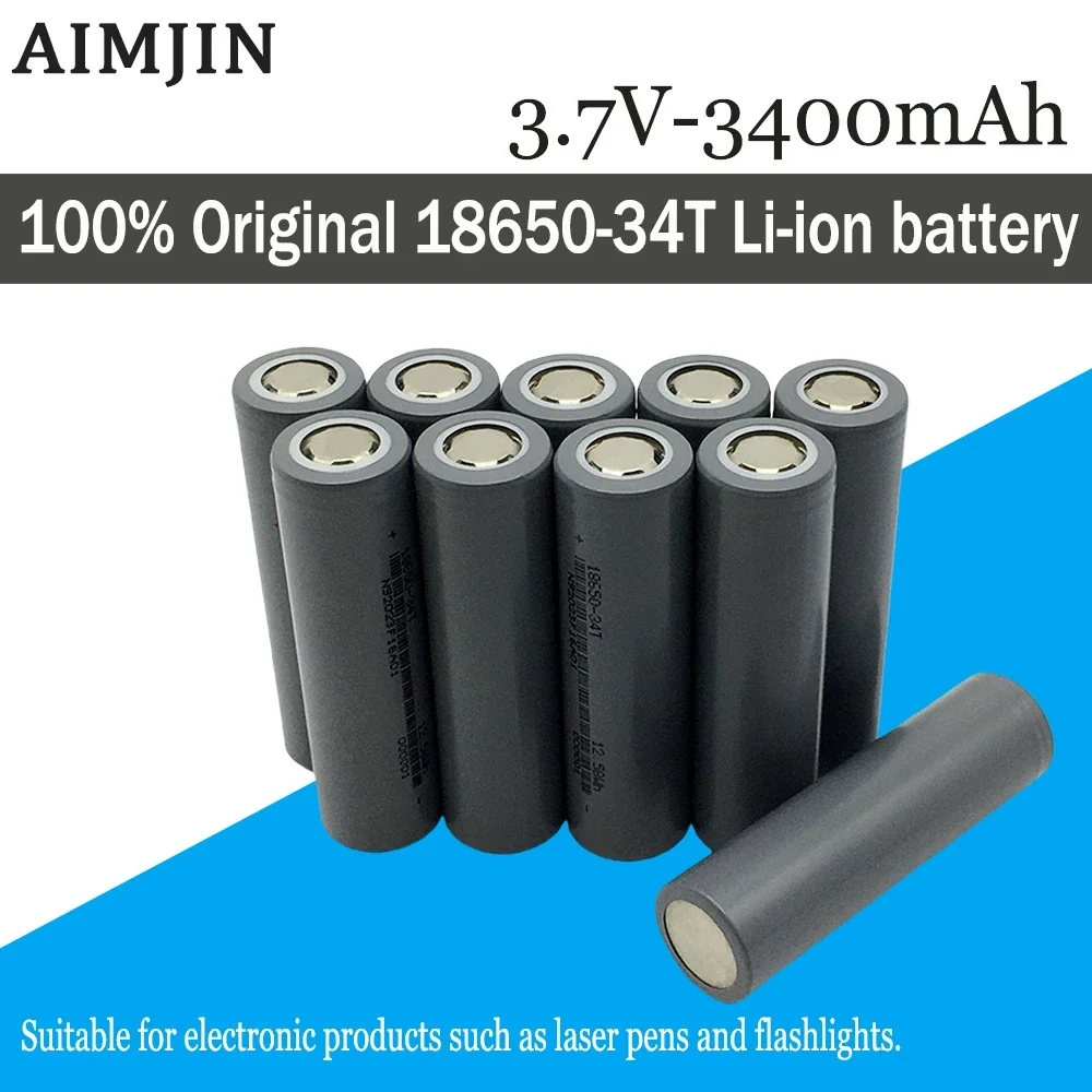 

18650 3.7V 100% Original 3400mAh Rechargeable Battery For Our 18650 Toys, Tools, 9 LED mini flashlight etc