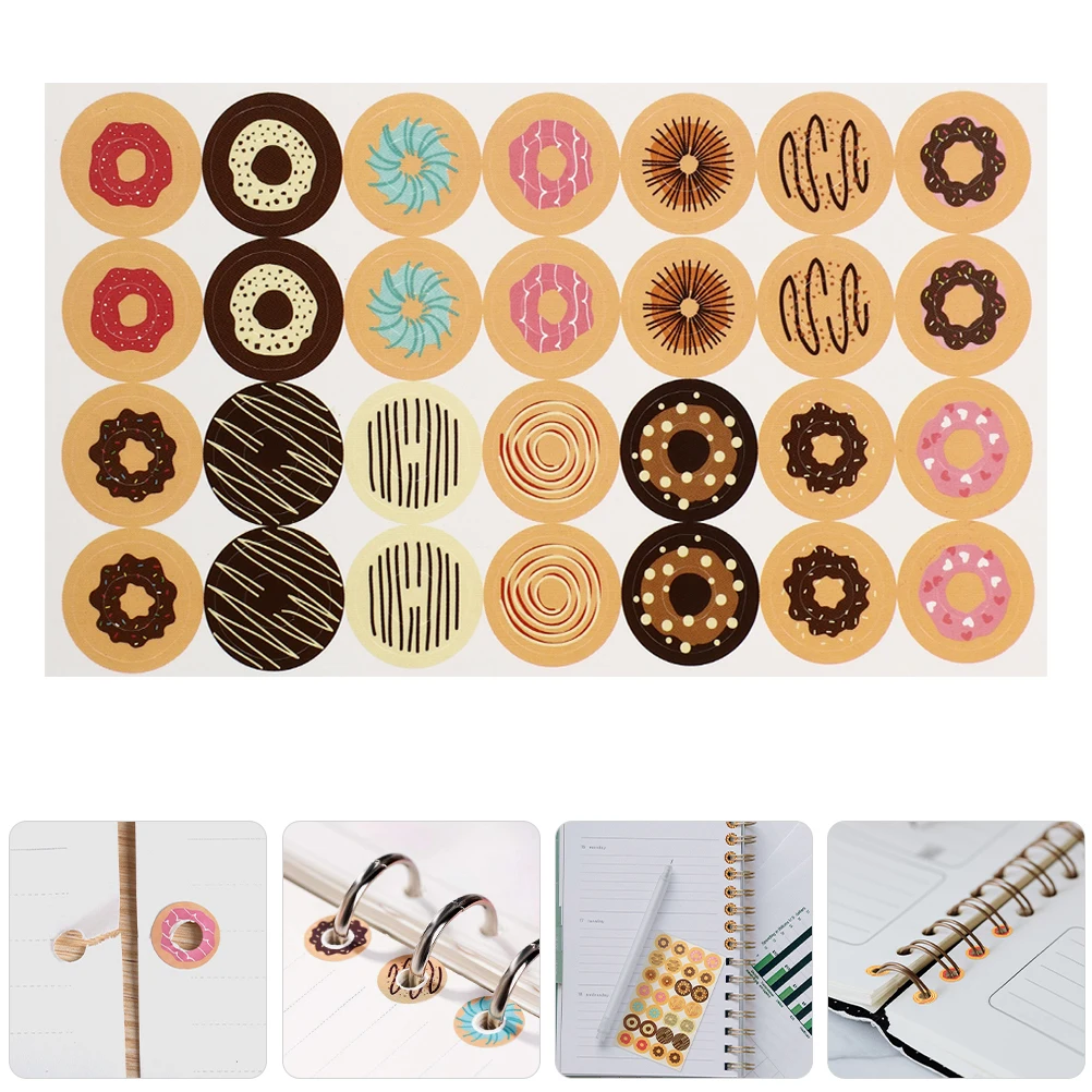 

20 Pcs Scrapbook Loose-leaf Paper Hole Patch Binder Reinforcement Stickers Repair Reinforcers Holes Accessories