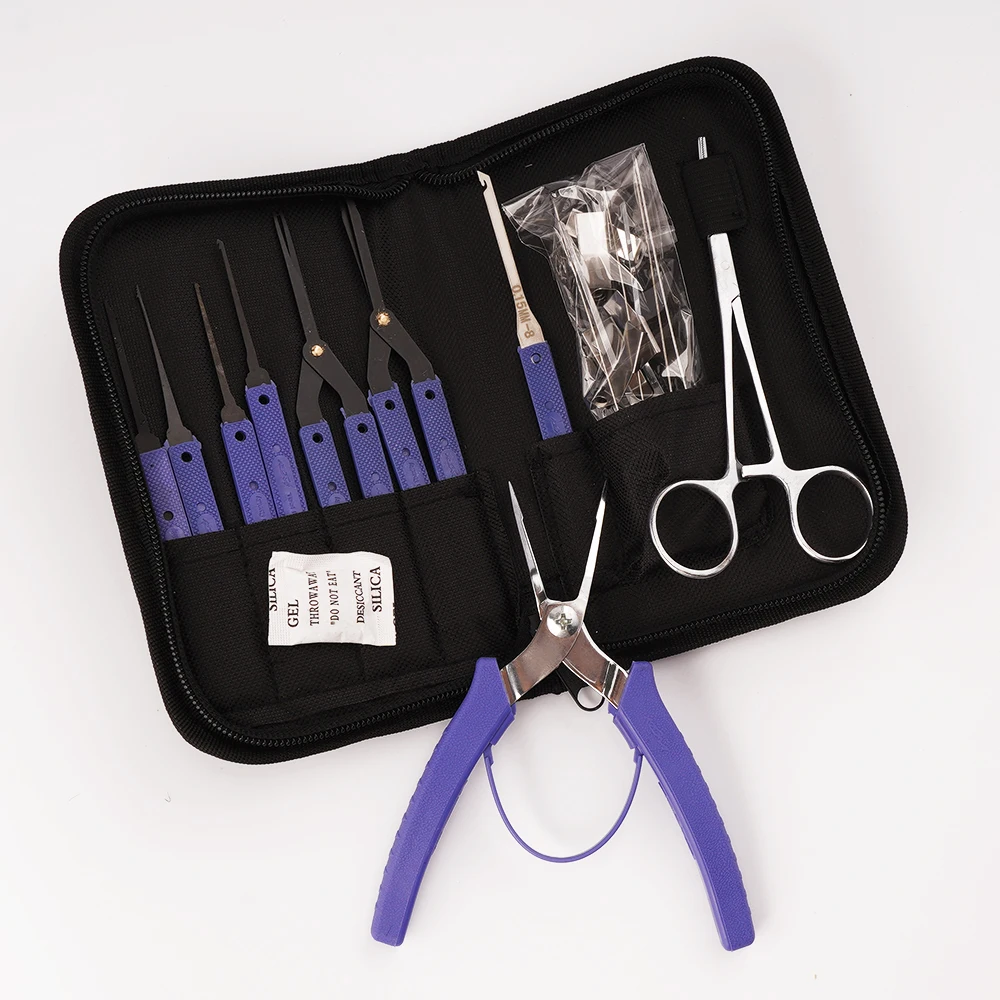 KLOM KL-308 Broken Key Extractor Locksmith Tools Kit Key Remove Hooks